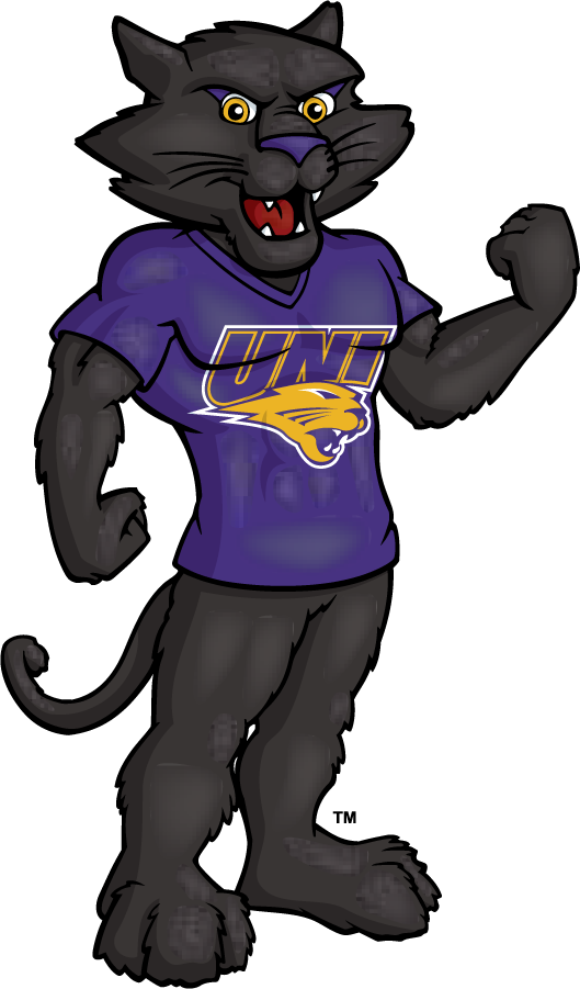 Northern Iowa Panthers 2002-2021 Mascot Logo iron on transfers for clothing